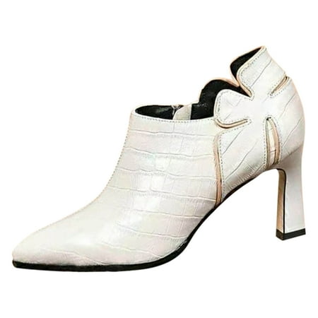 Womens Pointed Toe Ankle Boots Stiletto Heels Side Zipper Bow Suede Booties Wedding Dress Shoes