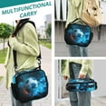 thumbnail image 6 of ALAZA Soccer Ball with Fire Lunch Box Insulated Lunch Bag Cooler Tote with Shoulder Strap, 6 of 7