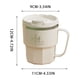 thumbnail image 3 of Taza de acero inoxidable 304 de doble capa para el hogar y la oficina, taza de agua con asa., 3 of 6