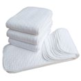thumbnail image 1 of 10 piezas de pañales de algodón lavables de color blanco para bebés, paño de muselina de algodón para el cuidado del bebé, paño para eructar de 22 x 44, toallas de baño, 1 of 7