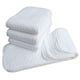 thumbnail image 1 of 10 piezas de pañales de algodón lavables de color blanco para bebés, paño de muselina de algodón para el cuidado del bebé, paño para eructar de 22 x 44, toallas de baño, 1 of 7