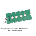 thumbnail image 3 of Unidad de Estado Sólido SSD M.2 NGFF 2230 2242 2260 A 2280 Soporte de Extensión Tarjeta de Transferencia Placa Adaptadora Tarjeta de Conversión B, 3 of 5