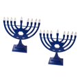 thumbnail image 1 of Lámpara de noche decorativa de Hanukkah, versátil lámpara de vela de Hanukkah de cabezales para chimenea, mesa, centro de mesa, dormitorio, 2 piezas, 1 of 8