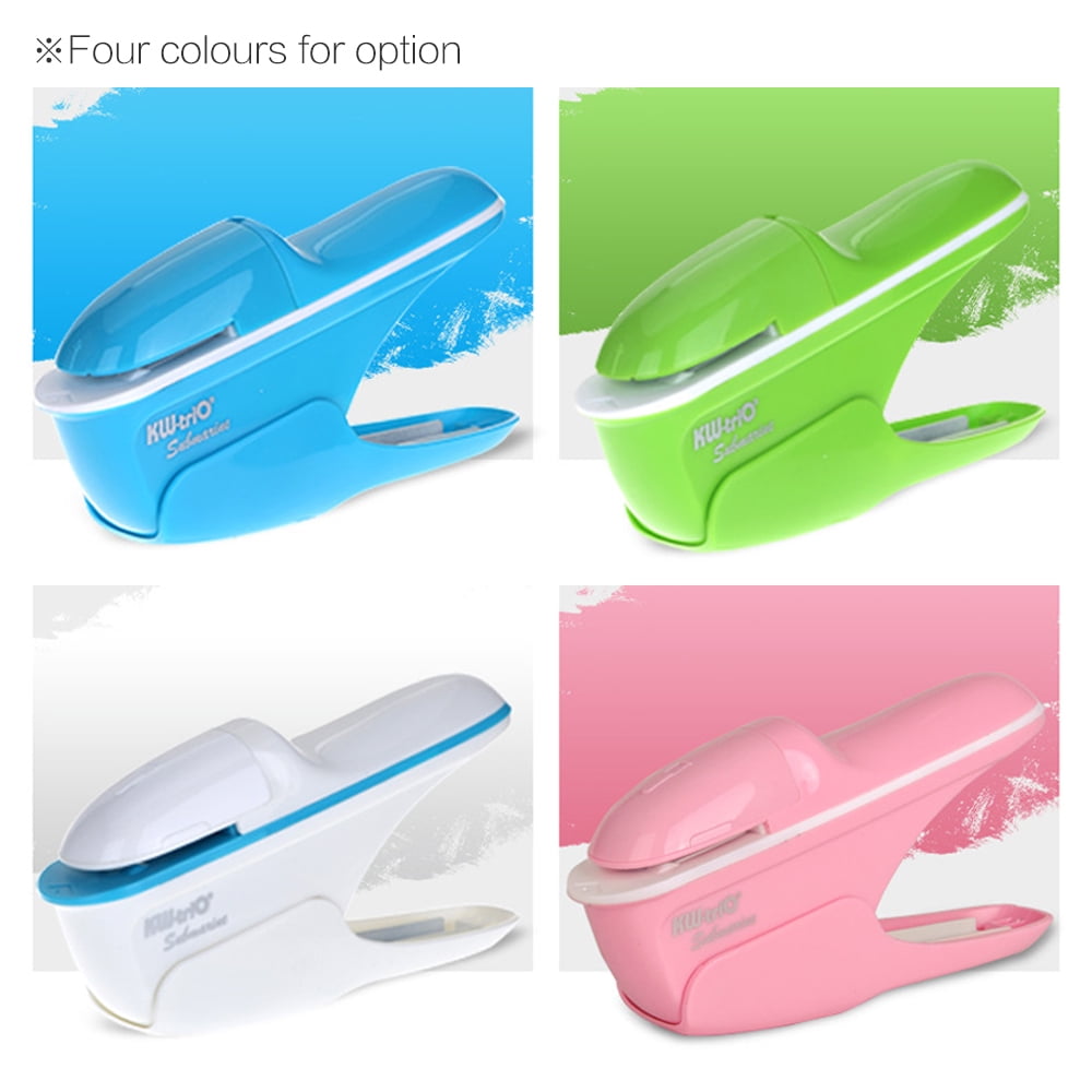Handheld Mini Safe Stapler without Staples Staple Free Stapleless 7