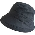 thumbnail image 3 of CoCopeaunts Plain Bucket Hat Ladies Outdoor Sun Protection Bucket Hats for Women Travel Roll Brim Fisherman Hat Casual Wear, 3 of 8