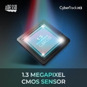 Adesso CyberTrack H3 Webcam 1.2 Megapixel 30 fps USB 2.0 1280x720 Video CMOS Sensor Manual-Focus Microphone for PC & Laptop, Black