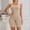 Khaki, variant on Full Shapewear Bodysuit for Casual Home Wear with Removable Straps and Push Up Support Seamless Design
