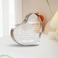 thumbnail image 2 of YWIYIUD 1PC Gifts for Mom From Daughter Son, Heart Shaped Acrylic Block For Moms, I Love You Cute Mum Plaque Mother's Day, Birthday, Gift for Mom 4inch, 2 of 4