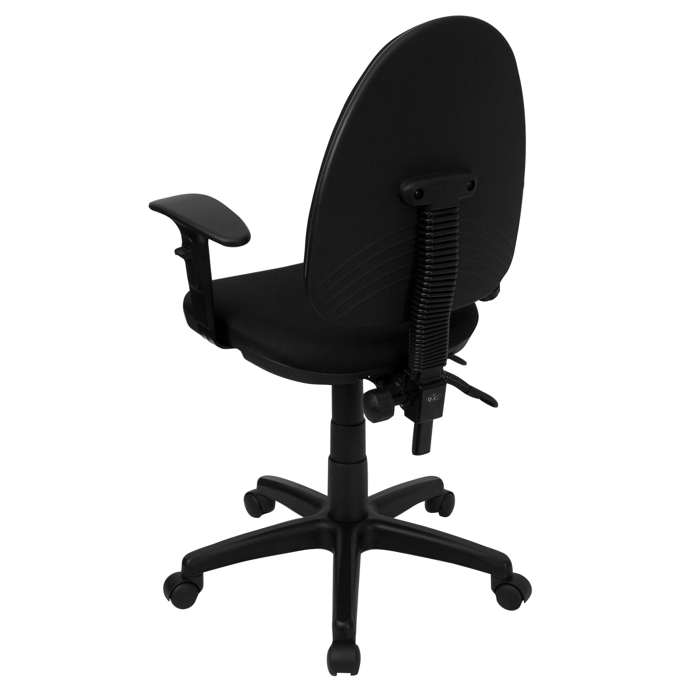 Flash Furniture MidBack Fabric Multifunction Swivel Ergonomic Task