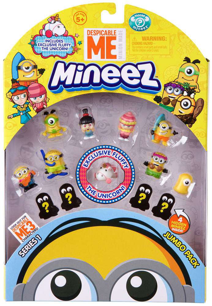 Despicable Me 3 Mineez Series 1 Minions 3 pack set Hidden by Moose RANDOM