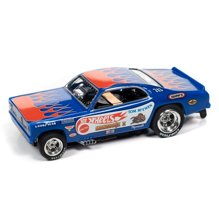 2台セットHOTWHEELS MONGOOSE FUNNY CAR Hot Wheels Slot Car Drag Racing Set - Snake II Vs Mongoose