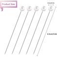 thumbnail image 3 of 100 Pieces Clothes DIY Sewing Head Pin Jewellery Garment Knitting Tool Making Garment Knitting Tool Dressmaking Stitching for Home Professional, 3 of 8
