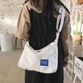 thumbnail image 3 of Square Bolsos de lona para mujer, bolso cruzado, bolso de hombro, bolso informal para niños escolares, 3 of 5