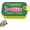 Bamboo Green Lid + Lemon Green Container + Magenta Trim, variant on Sardine Travel Jewelry Case, PETG Fishbone Organizer, 4.13 x 2.36 x 1.18 in Portable Jewelry Box for Women's Rings, Earrings and Charms