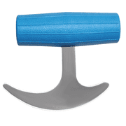 T-Grip Rocker Knife with Plastic Blue Handle