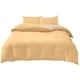 thumbnail image 2 of Set de ropa de cama tamaño queen, tela lavada de poliéster | Juego de edredón suave de 4 piezas | Funda de colcha moderna transpirable de doble cara, sábanas, fundas de almohada | Cuidado fácil, 2 of 6