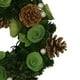 Northlight Couronne de Noël Artificielle de Pomme de Pin Vert - 11 Pouces, Non Allumée – image 3 sur 3