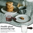 thumbnail image 6 of Double Mouth Milk Cup with Wooden Handle Spout Espresso Glass Expresso Coffee Household, 6 of 6