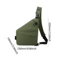 thumbnail image 4 of Bolso Bandolera para Hombre Pecho A La Correa Ajustable Riñonera Informal, 4 of 6