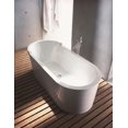thumbnail image 4 of Duravit 700010-C Starck 71" Free Standing Acrylic Soaking Tub - White, 4 of 7