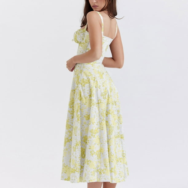 SuDongPo Women Floral Corset Midi Dress Summer Boho Square Neck Sleeveless Flowy Slit Lace Up Print Fitted Bustier Sundress Trendy Dressy Tunic Dress - Walmart Business Supplies SuDongPo Women Floral Corset Midi Dress Summer Boho Square Neck Sleeveless Flowy Slit Lace Up Print Fitted Bustier Sundress Trendy Dressy Tunic Dress - Walmart Business Supplies