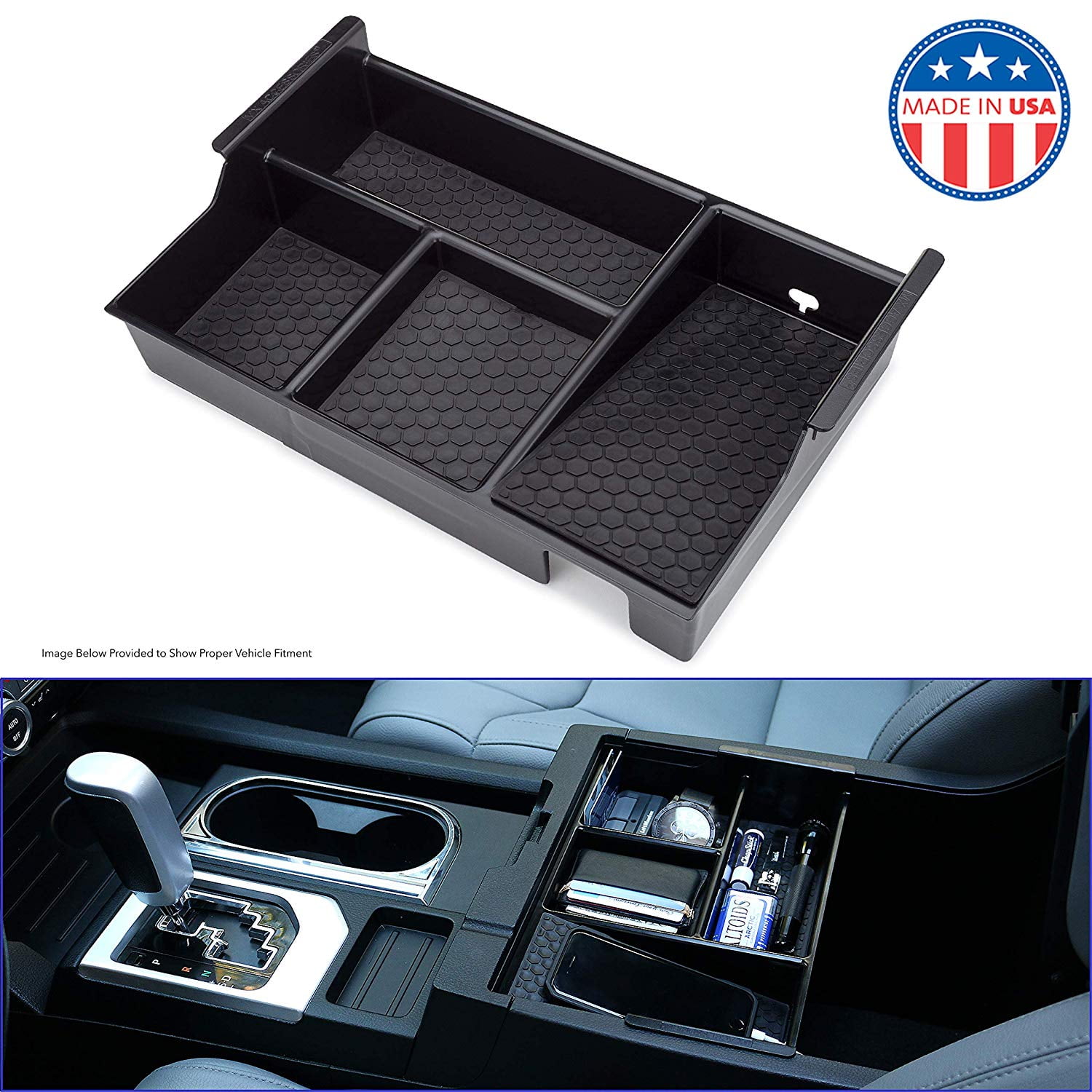 MX Auto Accessories Center Console Organizer Compatible with The