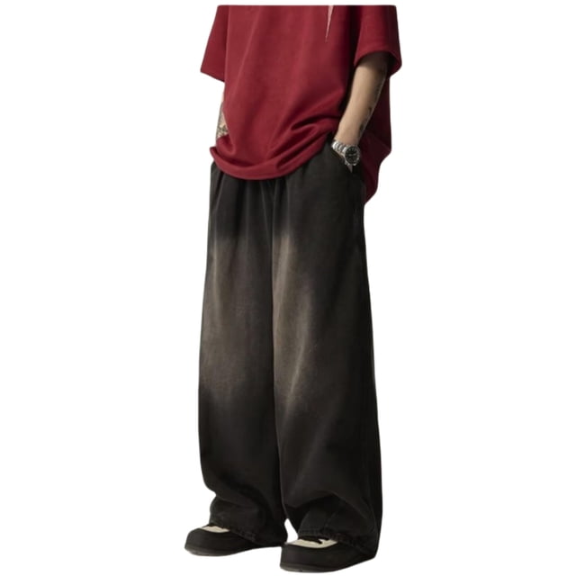 Vaqueros holgados y holgados for hombre - Y2K Streetwear & Skater Pantalones vaqueros de pierna ancha