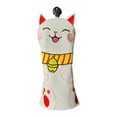 thumbnail image 1 of Funda Protectora Portátil para Cabeza de Palo de Golf, Reemplaza La Funda de Cuero Sintético con Bordado de Gato de La , Ideal para Golfistas Ad 29 cm x 135 cm, 1 of 8