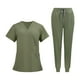thumbnail image 3 of Uniformes de enfermería Scrub Set enfermera Top pantalones ropa de trabajo para tienda de mascotas cosmetología SG Yuyangstore Uniforme de enfermera, 3 of 8