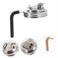 thumbnail image 2 of 2 Pcs Couvercle Bec Verseur en Acier Inoxydable pour Pots Mason à Grand Ouverture, Couvercles Réutilisables pour Pots Mason à Grand Ouverture, 2 * Couvercles de Pots Mason, 2 of 9