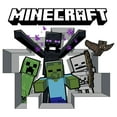 thumbnail image 2 of Men's Minecraft Enemy Mobs Graphic Tee White X Large, 2 of 5
