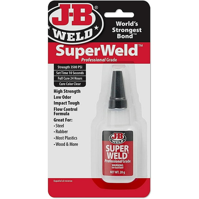 Súper Pegamento Instantáneo J-B Weld 20g Hogar/Automotriz J-B Weld .
