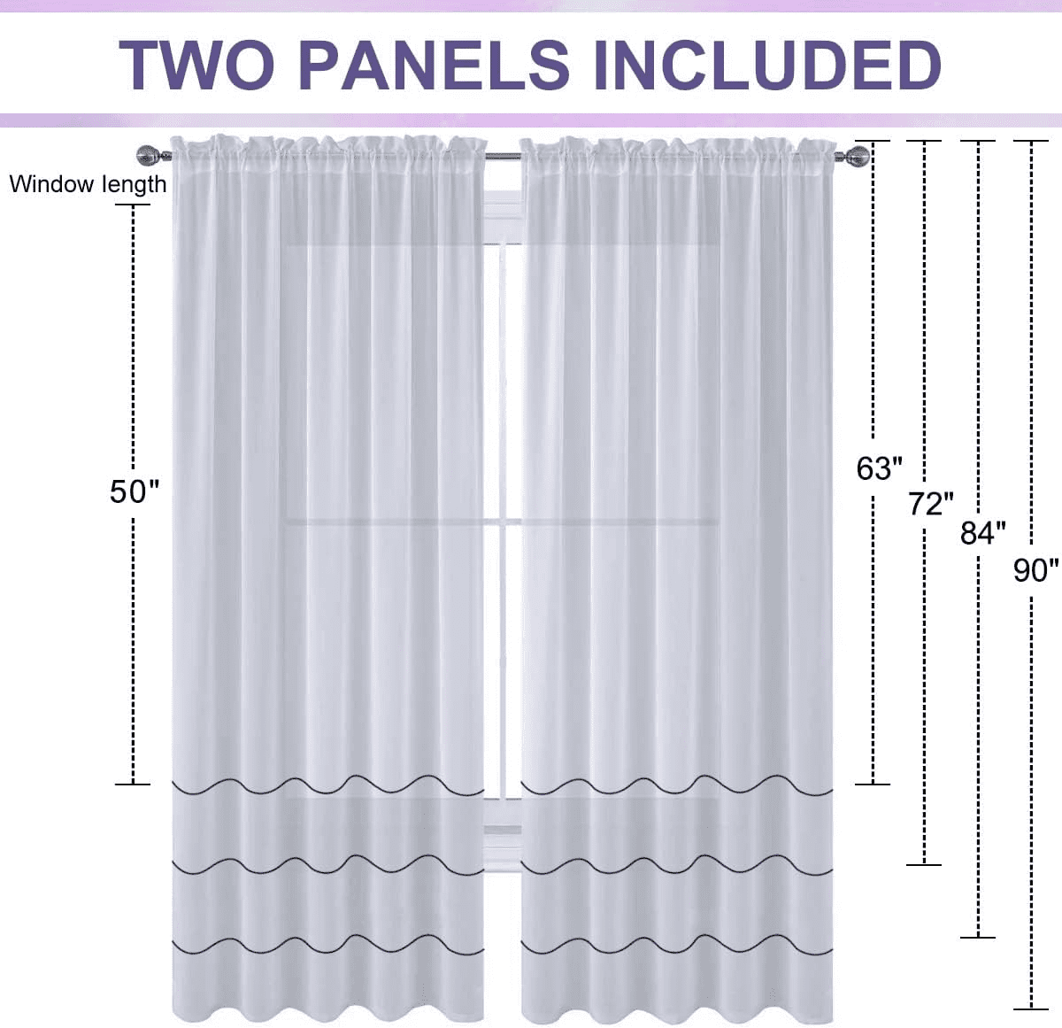Btargot Gradient Glitter Colorful Blackout Curtains Set of 2 for Kids Girls Room Galaxy Grommet Thermal Insulated Room Darkening Drapes 52 x 84 inch Purple