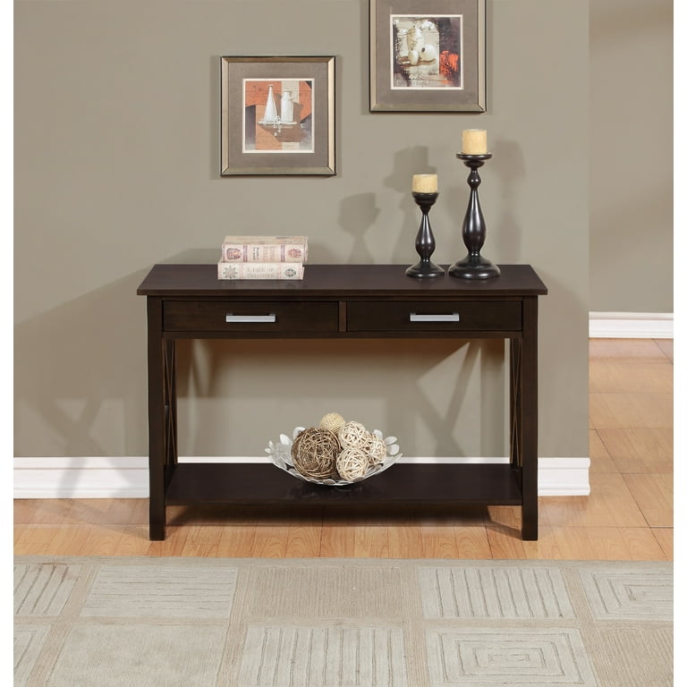 Simpli Home Kitchener Console Sofa Table Walmart
