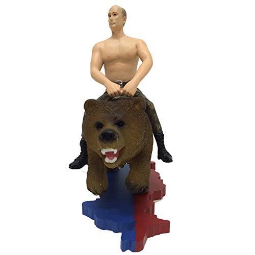 putin riding bear action figure