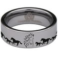 thumbnail image 2 of Horse Tungsten Carbide Ring, 2 of 6