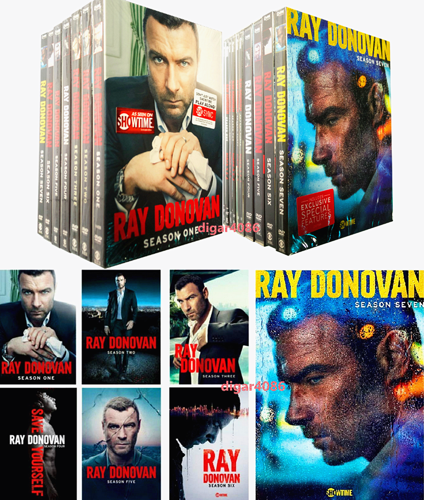 Ray Donovan Season 17 Complete SeriesDVD Bo x Set