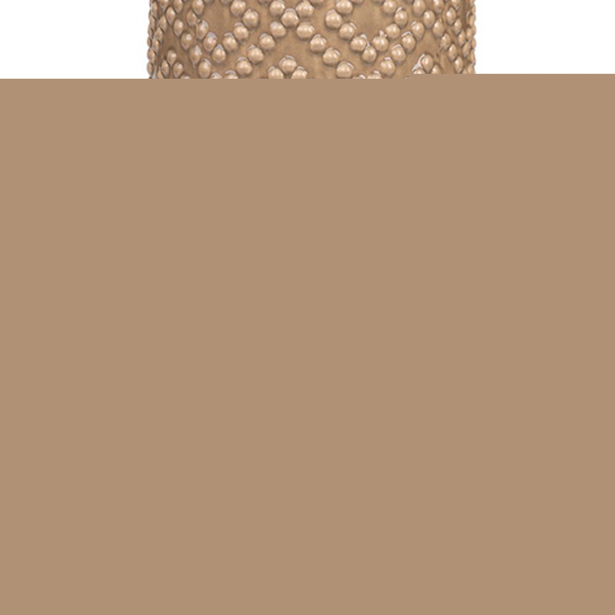 thumbnail image 4 of Benzara BM241215 Ceramic Table Lamp with Diamond Pattern, White & Beige, 4 of 5