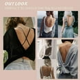 thumbnail image 4 of Bra categoryWomen's Low Back Bra Wire U Shaped Backless Bra Convertible Spaghetti Strap Seamless Sleeping Bralette, 4 of 7