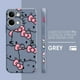 thumbnail image 3 of Case For OPPO RENO 10 8 8T 7 6 5 4 3 LITE 5G PRO PLUS Colour Simple Liquid Silicone Case Cover Funda Pink Hello K-Kitty, 3 of 5