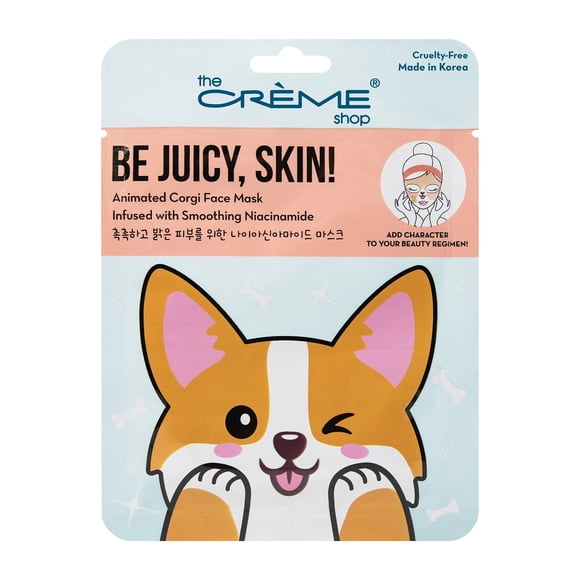 Mascarilla facial The Crème Shop Corgi – Pack de 3