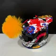 thumbnail image 5 of Casco de cola de caballo para motocicleta, casco de bicicleta, trenzas, colas de pelo, se utilizan para cualquier casco/ventosa Reus, 5 of 5