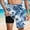 Blue-04, variant on Mens Swim Trunks with Liner 2 in 1 Quick Dry Beach Print Board Shorts Elastic Waist Drawstring Lightweight Breathable Summer Hawaii Bathing Suit Orange S