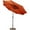 Orange, variant on Gymax 10 Ft Patio Table Market Umbrella w/ 24 Solar LED Lights & Heavy-duty Base Orange