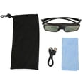 thumbnail image 1 of 96-144Hz High Light Transmission Rechargeable DLP Link Active Shutter 3D Glasses for WX60 3D Projectors, 1 of 4