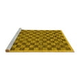 thumbnail image 2 of Ahgly Company Machine Washable Indoor Rectangle Abstract Yellow Modern Area Rugs, 2' x 5', 2 of 4