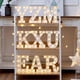 thumbnail image 3 of Luces LED de marquesina con letras, 26 letras del alfabeto iluminadas, letrero con números y letras para bodas, fiestas de cumpleaños, lámpara navideña a pilas, luz nocturna, decoración para el hogar, 3 of 5