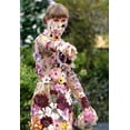 thumbnail image 4 of Vestido bordado estampado para mujer, vestido floral Mimi, vestidos de noche de manga larga, ropa elegante para mujer, vestido de flores 3D de lujo, 4 of 5