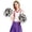 CL2, variant on Event & Party Cheerleading Handheld Colorful Flower Performance Gear for Sports Activities Lightweight Handle Design Ideal for Cheering 2PCS