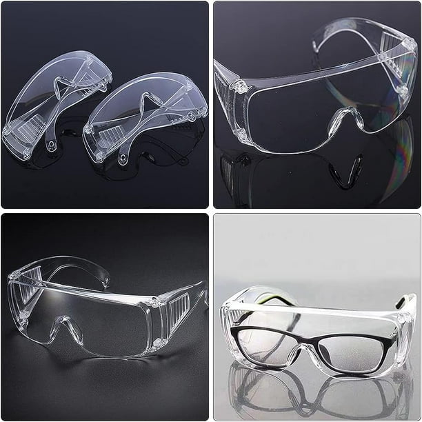 3 Pack Safety Over Glasses Protective Glasses Anti Fog Lab